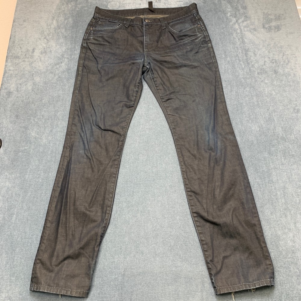 Joe's The Brixton Jeans Mens 33 Blue Denim Cotton Non Stretch Low Rise Dark Wash